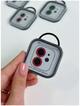 Защитное стекло Diamonds Lens для iPhone 11 12 12 mini с рамкой защита камеры красное Red SR-547 - изображение 2