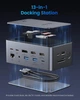 Док-станція Vention 13в1 8K Triple Display для Macbook/MSI/Asus/Samsung/Dell/Lenovo/HP/Acer - зображення 2
