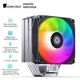 Процесорний кулер JONSBO PISA A5 ARGB Gray (120mm/LGA 1700/1200/115X/AM4/AM5/265W/4Pin PWM) - изображение 2