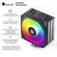 Процесорний кулер JONSBO PISA A5 ARGB Gray (120mm/LGA 1700/1200/115X/AM4/AM5/265W/4Pin PWM) - изображение 4
