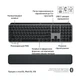 Комплект клавіатура та мишка Logitech MX Keys S Combo for Mac Bluetooth/Wireles Space Grey (920-012845) - зображення 7