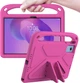Противоударный детский силиконовый чехол с подставкой EVA Kids Stand для Lenovo Idea Tab 11" (TB336FU, TB336ZU) / Xiaoxin Pad 11 2025 11" (TB335FC) Малиновый - изображение 1