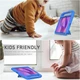 Противоударный детский силиконовый чехол с подставкой EVA Kids Stand для Lenovo Idea Tab 11" (TB336FU, TB336ZU) / Xiaoxin Pad 11 2025 11" (TB335FC) Голубой - изображение 5