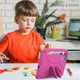 Противоударный детский силиконовый чехол с подставкой EVA Kids Stand для Lenovo Idea Tab 11" (TB336FU, TB336ZU) / Xiaoxin Pad 11 2025 11" (TB335FC) Малиновый - изображение 5