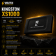Портативный SSD Kingston XS1000 1TB USB 3.2 Gen 2, Type-C, до 1050 МБ/с, черный - зображення 1