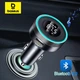FM-модулятор Baseus Energy Column Bluetooth 5.0 2xUSB 3.4A - изображение 1