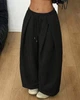 Unisex оверсайз брюки / черный one-size / BASED 0227980 - изображение 4