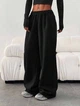 UNISEX базовые спортивные штаны \ Черный 42-46 / BASED 0227350 - изображение 4