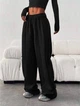 UNISEX базовые спортивные штаны \ Черный 42-46 / BASED 0227350 - изображение 5