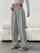UNISEX базові спортивні штани \ Сірий 42-46 / BASED 0227351 - зображення 6