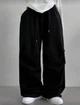 UNISEX оверсайз штаны / Черный 42-48 / BASED 0227590 - изображение 3