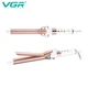 Плойка для волос VGR V-578, 25mm, 80-230°C, керамическое покрытие, LED дисплей, 35 W - изображение 3