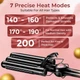 Плойка потрійна VGR V-590 GOLD, 140-200 °C, керамічне покриття, LED дисплей, 130 W - зображення 2