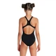 Купальник закрытый для девочек TEAM SWIMSUIT SWIM PRO SOLID черный, белый Дети 152 см - изображение 5