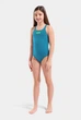 Купальник закрытый для девочек TEAM SWIMSUIT SWIM PRO SOLID бирюзовый Дети 98 см - изображение 2