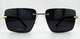 Солнцезащитные Очки Мужские Безободковые THOM RICHARD TR9536 Col.08-P1 Polarized Поляризационные с Флексами - изображение 2