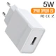 Адаптер питания 5V1A USB GS-502A белый 5W - изображение 1