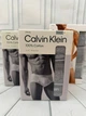 Мужские трусы слипа Calvin Klein набор 3 штуки серого цвета размер XL - изображение 6