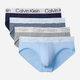 Набор трусов слипов мужских Calvin Klein NP2744O-OQI(Blue Bell Multi) L 4 шт Мульти (198629055577) - изображение 1
