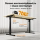 Комп'ютерний стіл SENSE7 Nojo Light з електричним регулюванням висоти 120х60 см Світло-коричнево-чорний (14491004) - зображення 5