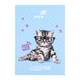 Школьный дневник Kite Studio Pets "Котик в очках" 16.5х23 см т/обл голубой (SP26-262-2) - изображение 1
