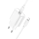 Зарядний пристрій Hoco C109A Fighter 20W Type-C + Type-C to Lightning Cable White (6942007656665) - изображение 3