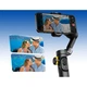 Трехосный стабилизатор AOCHUAN Professional Gimbal Stabilizer для Smartphone SMART XE черный - изображение 7