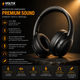 Беспроводные накладные наушники Baseus Bass BH1 Lite, Bluetooth 6.0, SuperBass, AI ENC, до 80 ч, Cosmic Black - изображение 1