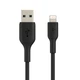 Кабель Belkin USB-A - Lightning PVC Black 1m (CAA001BT1MBK) - изображение 2