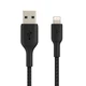 Кабель Belkin USB-A - Lightning BRAIDED Black 1m (CAA002BT1MBK) - изображение 2