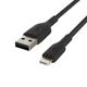 Кабель Belkin USB-A - Lightning BRAIDED Black 1m (CAA002BT1MBK) - изображение 5