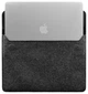 Чехол-конверт BlankNote для MacBook 14″ кожа + фетр черный Crazy Horse 52084 - изображение 4