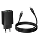 Мережевий зарядний пристрій HOCO CS94A Leader 20 Вт PD+QC USB Type-C + USB-A з кабелем Type-C – Type-C 1 м чорний - зображення 7