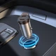 Автомобільний зарядний пристрій HOCO NZ16 Rigorous 30 Вт PD+QC USB Type-C з кабелем Type-C – Lightning 1 м сірий - зображення 9