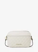 Сумка Jet Set Small Signature Logo Camera Crossbody з білим логотипом від Michael Kors - изображение 1