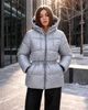 Пуховик жіночий X-Woyz LS-8947-4 59776 S сріблястий - изображение 1