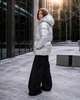 Пуховик жіночий X-Woyz LS-8947-4 59776 S сріблястий - изображение 6