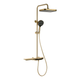 Душова колона MIXXUS PREMIUM SPACE-009-J BRUSHED GOLD з термостат. змішувачем з кноп. перемик. 3 режими (Колір матове золото) (MI6541) - изображение 1