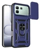 Чехол Camshield c кольцом-подставкой на Infinix Note 60 (X6879) / dark blue - изображение 1