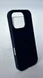Чехол WAVE Full Silicone Case с защитой 360 по корпусу и внутренней микрофиброй для iPhone 16 Pro Max Dark Blue - изображение 3