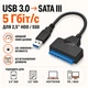 5Gbps USB 3.0 на 22-pin SATA III Адаптер для 2.5" HDD / SSD Stone перехідник (ST-SC081) - зображення 2