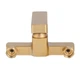 Змішувач для ванни HAIBA KUBUS 009 EURO BRUSHED GOLD (Колір матове золото) (HB9628) - изображение 2