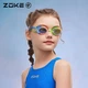 Очки для плавания детские зеркальные ZOKE 622501211-15, зелено-оранжевые - изображение 8