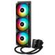 Рідинний кулер Segotep Ice Cool 360 Black LCD ARGB All-In (2,4-дюймовий РК-екран / Програмне забезпечення / Підтримка двох платформ Intel AMD) - зображення 6