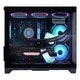 Wanjia Gungyongzhe Black No A-Pillar + Prism RGB Six-Fan Set, Seaside View Case for Desktop Computer Tower, M-ATX Motherboard/360 Water Cooling/9 Fans/4090 Graphics Card - изображение 3