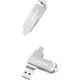 Флеш память USB Lenovo SS360 128GB USB 3.2 Gen1 + Type-C Silver - изображение 2