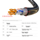 Патч-корд HAILE HT-7508-15M Cat 6 мідь зовнішній 1 Гбіт/с 15 м Чорний - зображення 12
