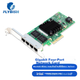 FLYBISH KY-350 Оновлена мережева карта PCIe X4 Gigabit з чотирма портами для сервера, мережевий адаптер для промислової камери машинного зору, чіп Intel I350AM4 - изображение 4