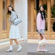 Сумка Semir через плечо, ретро-сумка из джинсовой ткани на цепочке, стильная женская сумочка с дизайном в виде конверта, 105225153019 - изображение 5