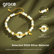 Браслет Grace Girl Suisui із пряжкою безпеки для жінок, Hetian Jade, з бісеру, легкі розкішні ювелірні вироби, подарунок на День матері 520 на день народження для дівчини - зображення 6